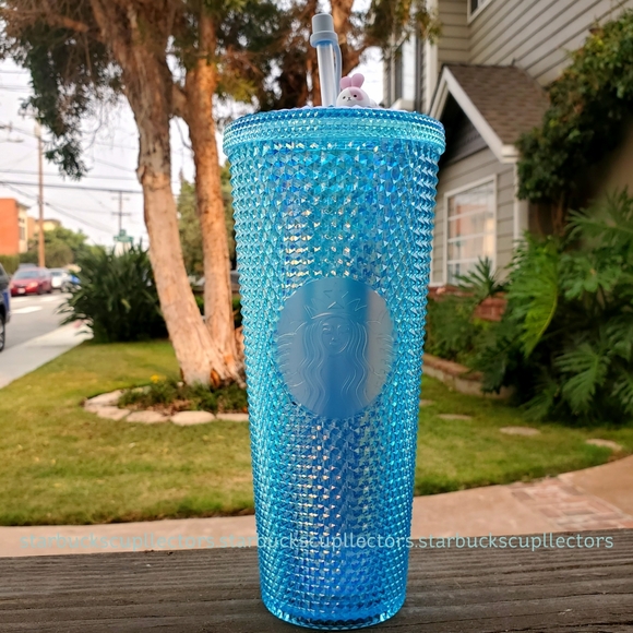 Starbucks Iridescent Blue Bunny Studded - Picture 1 of 3